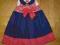 YOUNG DIMENSION-ŚLICZNA SUKIENKA KOKARDKA12-18M