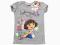 DORA BLUZKA T-SHIRT DLA DZIEWCZYNKI SZARA _104