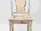 Harlem Krzesło Białe Drewno Postarzane