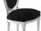 Krzesło Louis Leaf Velvet Srebrne 73290
