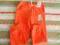 Mothercare spodnie dresowe pomarańczo nowe roz 110