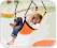Amazonas huśtawka fotel Kid's Swinger YELLOW 60kg