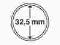 Kapsle do monet  32,5 mm   - Leuchtturm