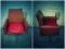 Fotel do renowacji design lata 70-te PRL