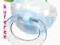 NUK BABY BLUE silikonowy anat. smoczek 6-18 m-cy