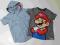 T-shirt NEXT `` Mario`` + koszula new look 6 - 7 l