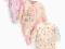 NEXT 3pack cudne pajacyki dziewczynka 3-6m, 68 8kg