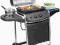 GRILL GAZOWY NA KÓŁACH CZARNY 2 PÓŁKI