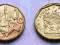 RPA - AFRYKA POŁUDNIOWA 10 CENTS 1990 PODWÓJNA LEG