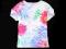 1990 ZARA KIDS__T-SHIRT NADRUK KWIATY__7-8LAT