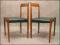 Dwa krzesła design skandynawski / palisander  ...