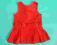 EARLY DAYS czerwona sukienka bawełna r.80/86