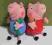 Świnka Peppa, ok 22 cm Pepa pig George rodzeństo