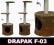 HIT Drapak dla kota domek legowisko 108 [cm]  F-03