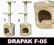HIT Drapak dla kota domek legowisko 108 [cm]  F-05
