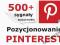 500+ SYGNAŁY SEO SOCIAL* pozycjonowanie PINTEREST*