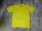 e449 POLO SHIRT żółta koszulka polo r.9-10 lat
