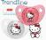 Smoczek HELLO KITTY 6-18 m-cy NUK Trendline 2szt