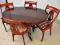 STÓŁ ROZKŁADANY 4 KRZESŁA KOMPLET BIEDERMEIER