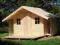 Domek drewniany 4m x 2,5m (taras oraz 2 drewutnie)