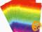 Tęczowy karton ozdobny A4/180g - cardmaking