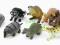 A4275 - 2 Zwierzęta dzikie zestaw zwierząt 8 szt