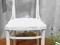 H-P WSPANIAŁE BIELONE KRZESŁO VINTAGE SHABBY CHIC