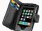 Eleganckie Etui Skórzane Apple iPhone 3/3GS Black