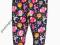 LEGGINSY GRANATOWE W KOLOROWE WZORY_ H&amp;M _ 80