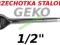 GRZECHOTKA STALOWA GEKO 1/2'' DO NASADEK  MOCNA