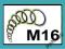 ~~PODKŁADKA metalowo gumowa M16 fi 16,7x24x1,5