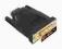 PRZEJŚCIE ADAPTER GNIAZDO HDMI WTYK DVI  ZŁOTE