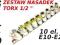 ZESTAW NASADEK TORX 10el E10-E24 KLUCZE PROFI GEK