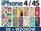 Pokrowiec na / do Apple iPhone 4 / 4S +2x FOLIA