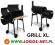 GRILL OGRODOWY GRILL Z WĘDZARNIĄ WĘDZARKA XL