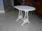Stolik drewniany_ biały_shabby chic_prowansja
