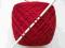 WŁÓCZKA   WEŁNA  100%  c.  czerwona   52  dkg