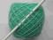 WŁÓCZKA  WEŁNA  100%  szmaragdowa  40  dkg