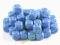 Kostka do gry plastik standard - niebieska - 100 s
