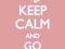 Keep Calm And Go Shopping - plakat 40x50 cm