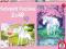 Puzzle 2 x 48 el. Magiczny jednorożec