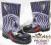 ZEBRA TWISTER PRINT KALOSZE GUMOWCE 22/23 DEMAR