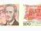 100 zł 1986 seria RS, nadruk papieski, stan I-