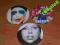 ZESTAW 3 PRZYPINKI 5,6CM  *** LADY GAGA ***