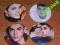 ZESTAW 4 PRZYPINKI 5,6  *** JUSTIN BIEBER ***
