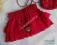 Nowość ! HIT ! koronkowa czerwona 86 / 98