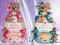 TORT Z PAMPERSÓW+8 GRATISÓW CHRZEST WYPRAWKA
