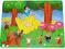 PUZZLE EDUKACYJNE DREWNIANE KLOCKI MALUSZKA 24 el.