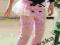 Eleganckie joggersy :-) spodnie z koronką 110-116