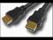 LH7 NOWY KABEL 2 x HDMI A (19PIN) MĘSKI BLACK-GOLD